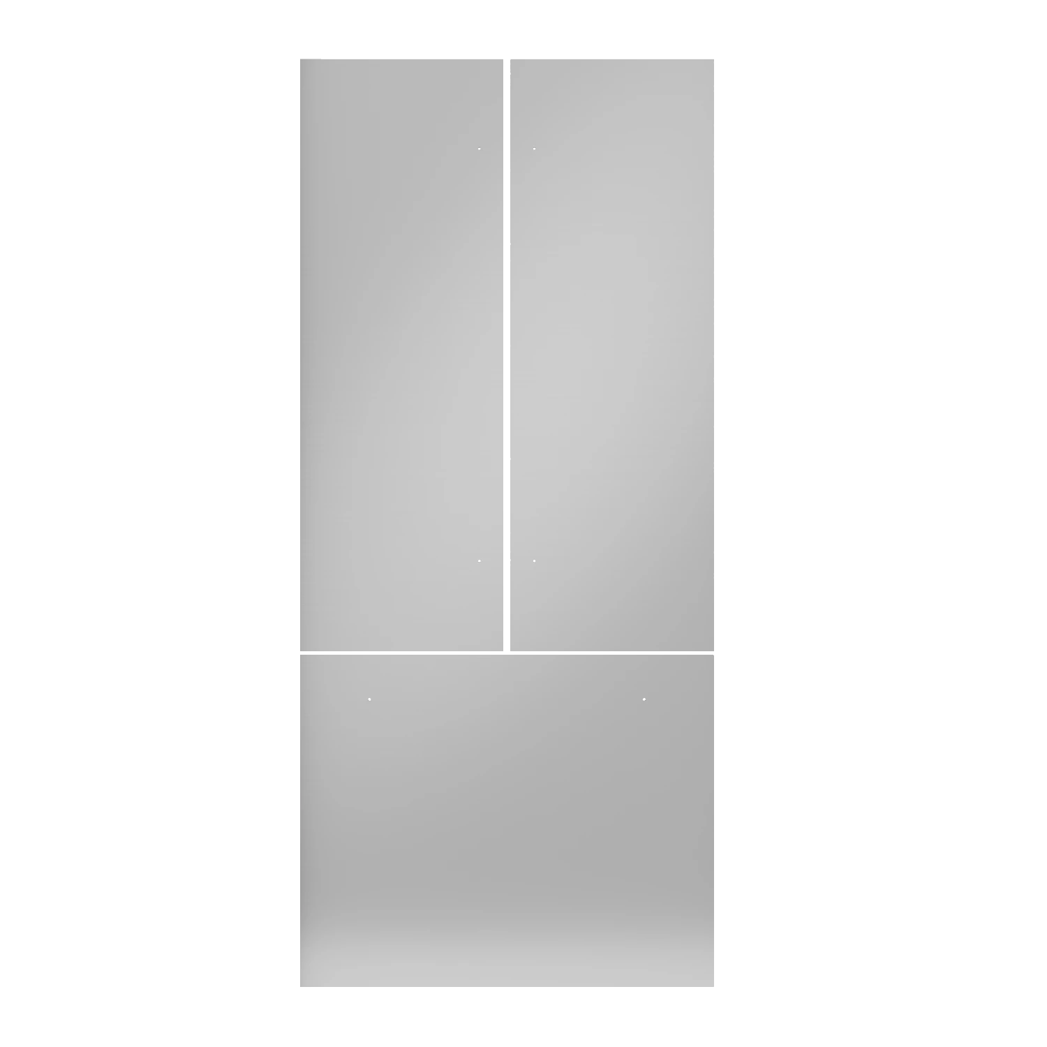 901642 Фронтальные панели для навески, для встраиваемого холодильника French Door RFD90S5FPNS/24