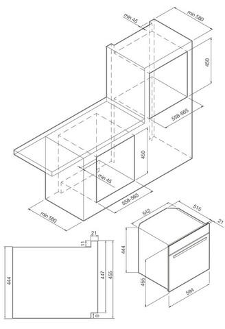 Встраиваемая микроволновая печь Graude MWK 45.0 S — фото 3