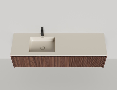 Подвесная тумба Domino 1600, шпон, Onda Plus — фото 6