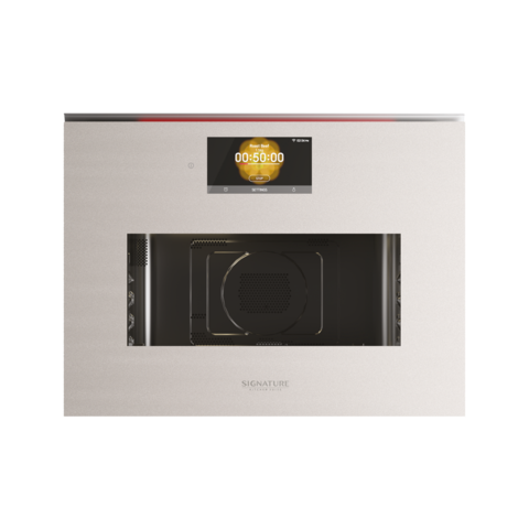 Духовой шкаф с микроволнами и паром Signature Kitchen Suite, 45 см, серебро