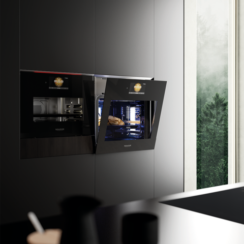 Духовой шкаф с микроволнами и паром Signature Kitchen Suite, 45 см, черный — фото 4