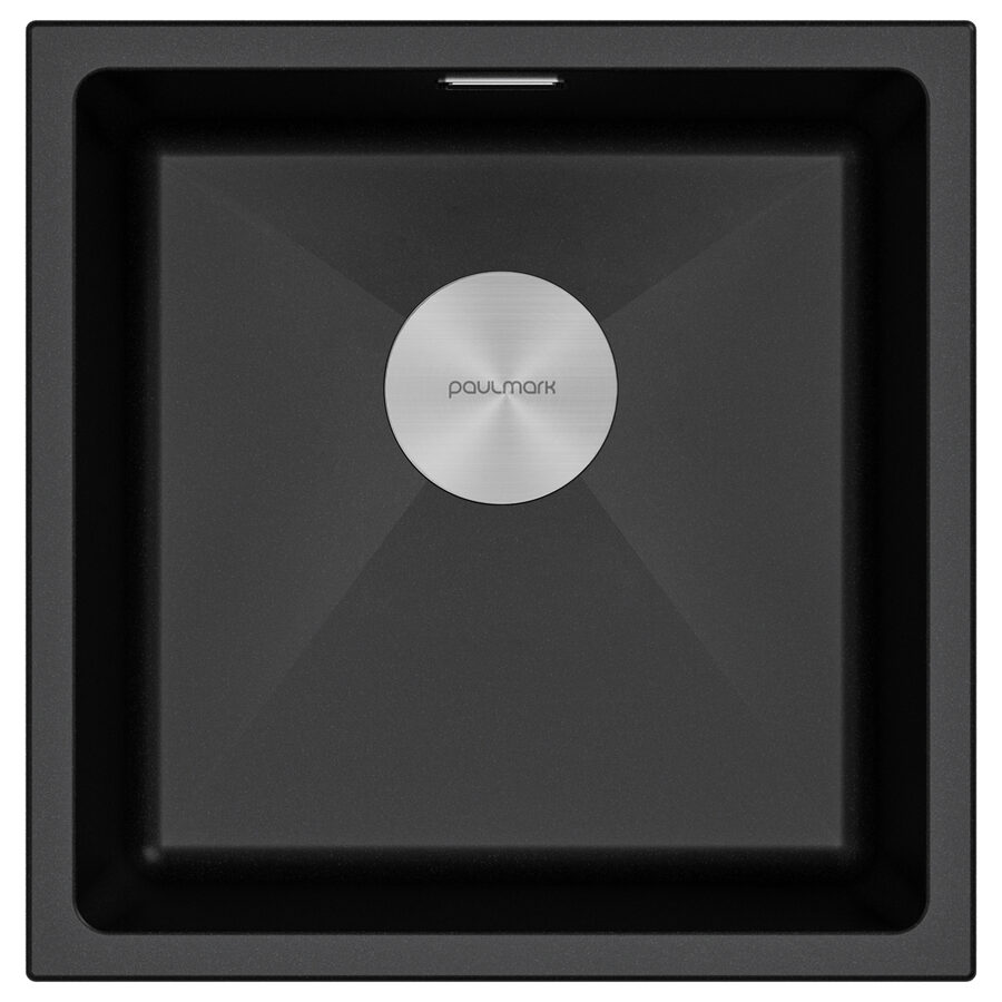 LUMI 45UNI, черный гранит, 455х460 мм