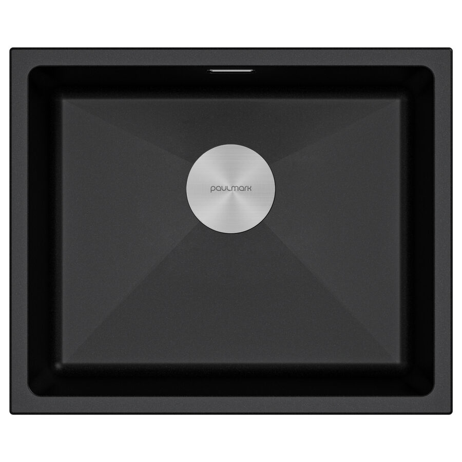 LUMI 55UNI, черный гранит, 555х460 мм